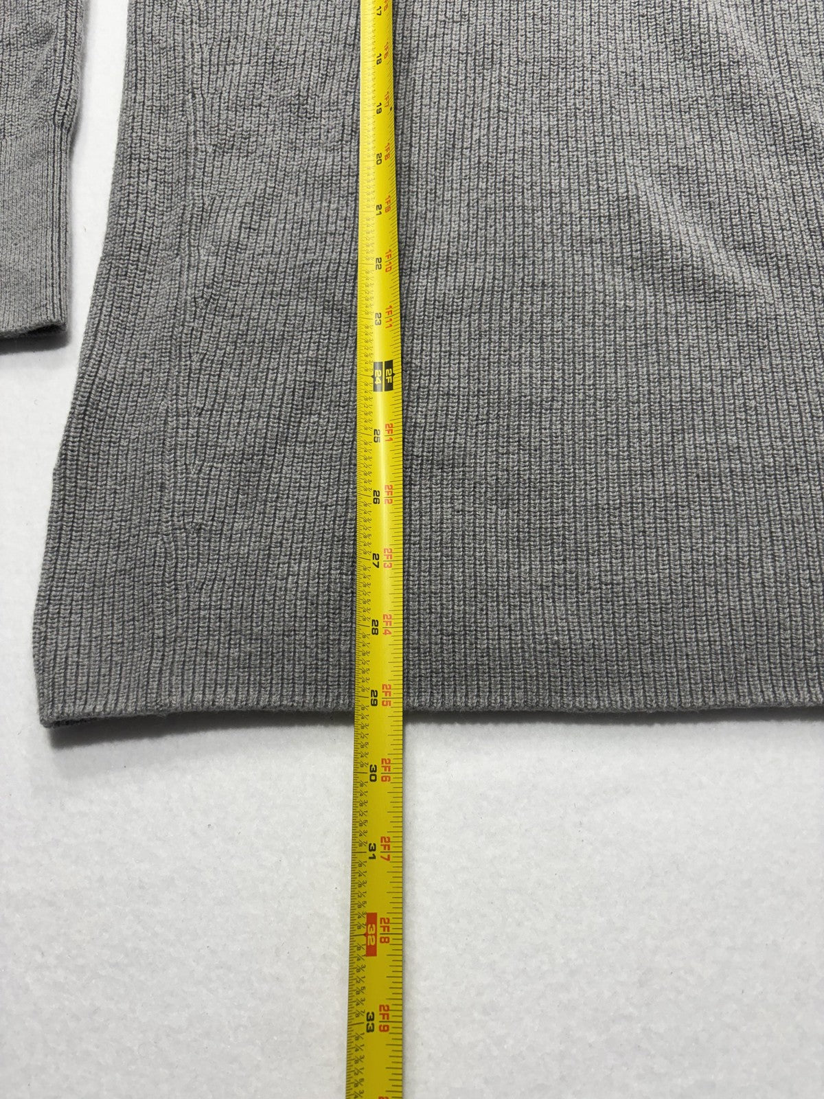 Lululemon Athletica Sweater Womens 2 Gray Mock Neck Long Sleeve Tunic Knit Slim