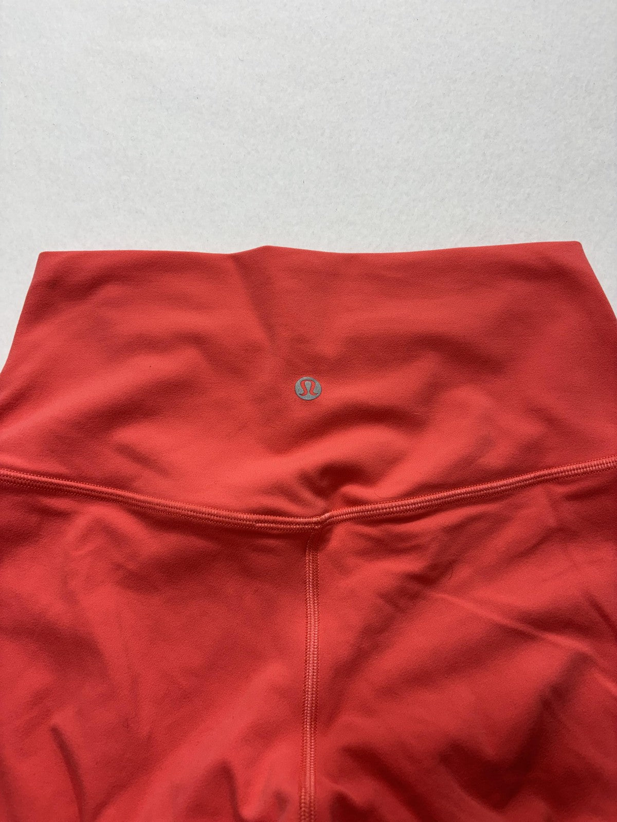 Lululemon Leggings Womens XS Red High Rise 26" Inseam Ankle Yoga Stretch Active