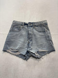 Wild Fable Shorts Womens 8 Blue Highest Rise Cutoff Denim Distressed Raw Hem