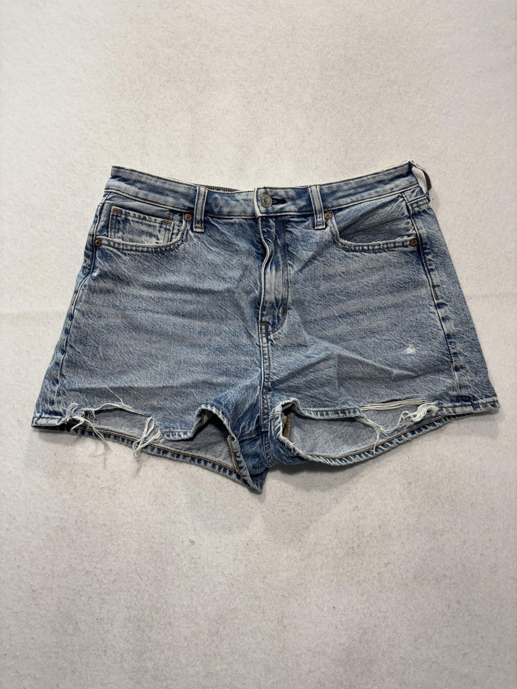 American Eagle Womens 8 Blue Denim Cut Off Raw Hem Shorts AEM120605U9A