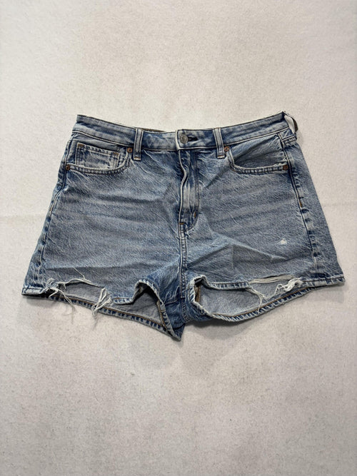 American Eagle Womens 8 Blue Denim Cut Off Raw Hem Shorts AEM120605U9A