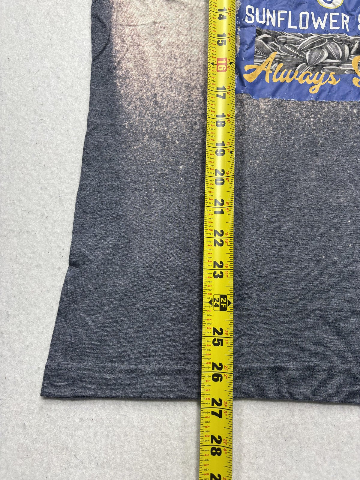 Tultex Shirt Womens Medium Gray Baseball Mamas Sunflower Seeds Graphic Tee