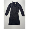 MICHAEL Michael Kors Dress Womens Large Black Halter Cold Shoulder Blouson Short