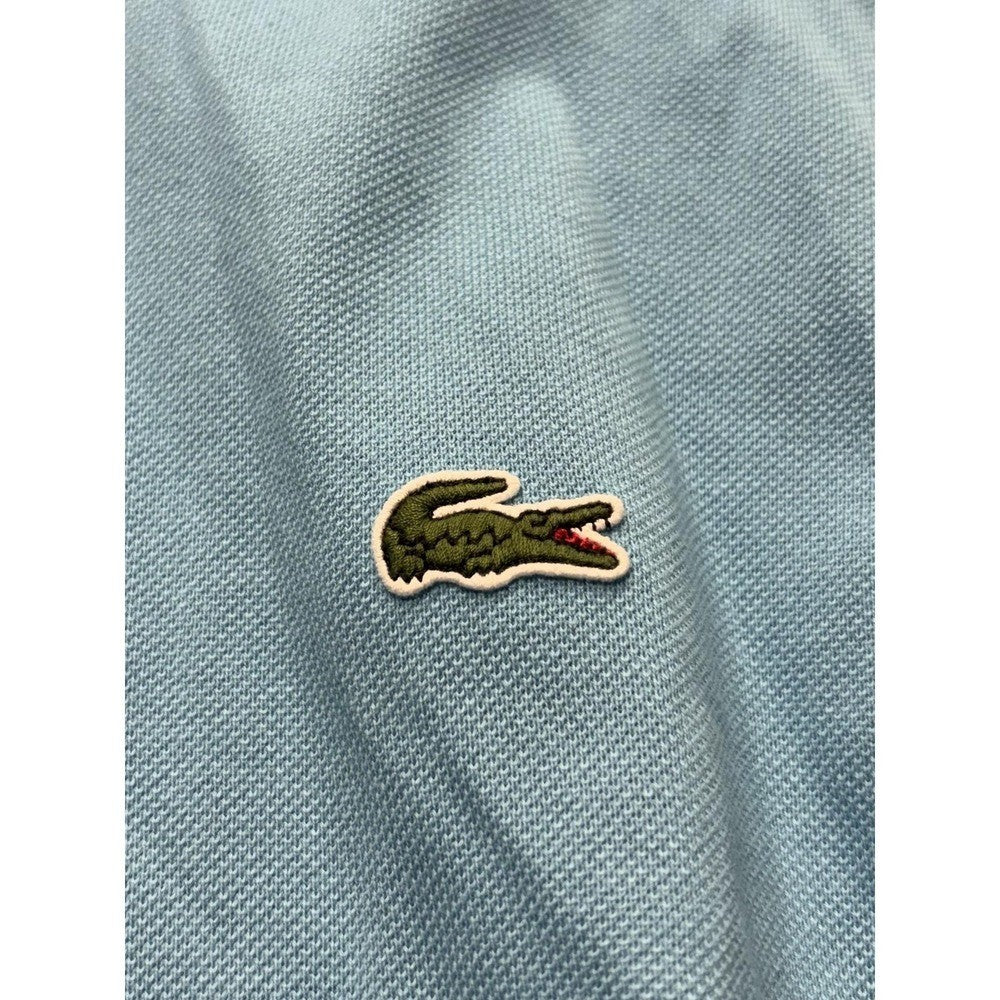 Lacoste Polo Shirt Mens 3XL Blue Classic Fit Pique Cotton Short Sleeve Logo
