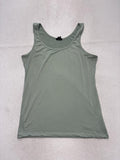 Rue21 Tank Top Juniors XL Green Scoop Neck Stretch Jersey Basic Casual Summer