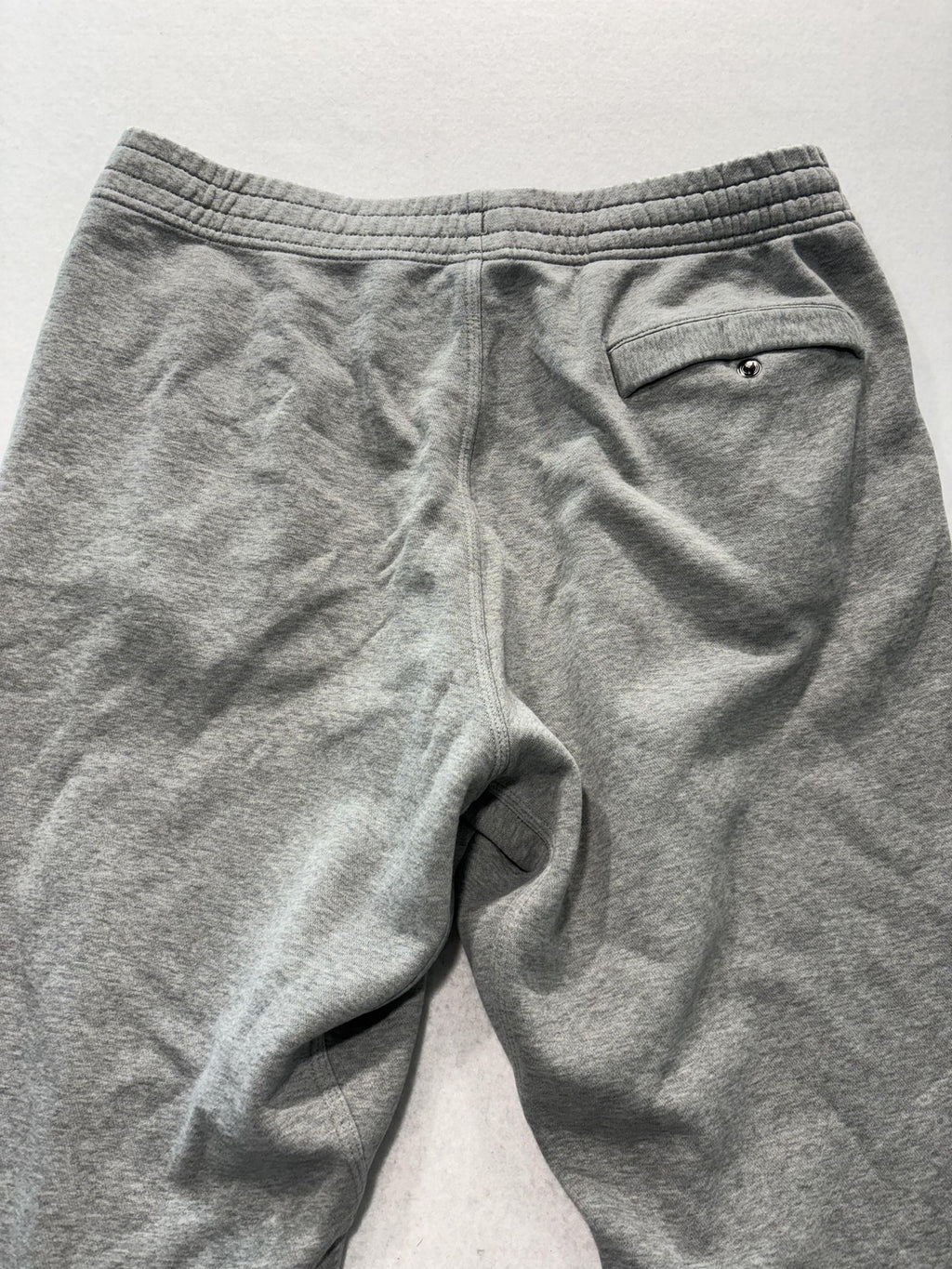 Nike Jogger Pants Mens XL Gray Fleece Elastic Waist Tapered Athletic Pockets