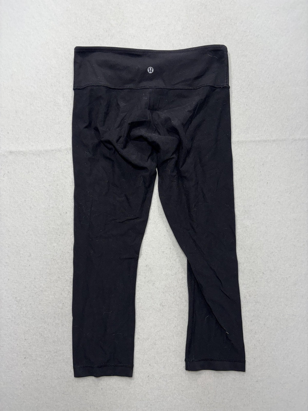 Lululemon Leggings Womens 6 Black 21.5" Inseam Capri Yoga Stretch Athletic Pants