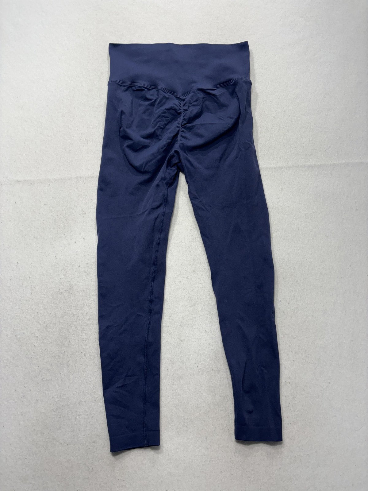 Leggings Womens Medium Blue High Rise 24.5" Inseam Ankle Stretch Yoga Athletic