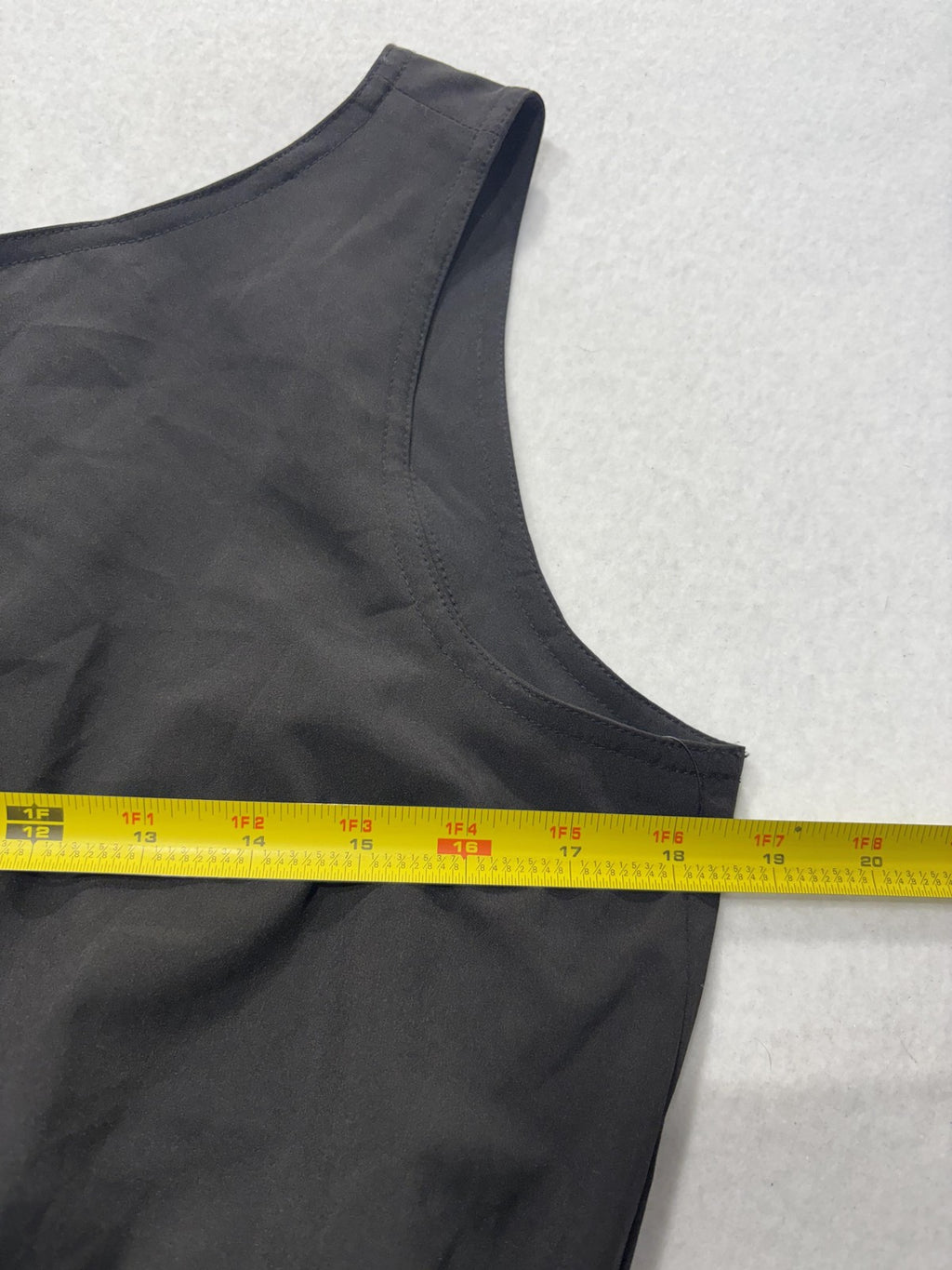 Calvin Klein Dress Womens 8 Black Scoop Neck Sleeveless Drawstring Waist Pockets