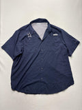 Dallas Cowboys Shirt Mens XL Blue NFL Football Columbia PFG Omni Shade Fishing