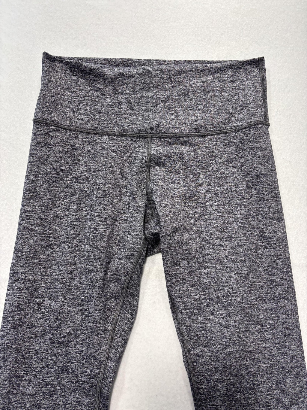 Lululemon Leggings Womens 10 Gray High Rise 25" Inseam Ankle Yoga Stretch Active