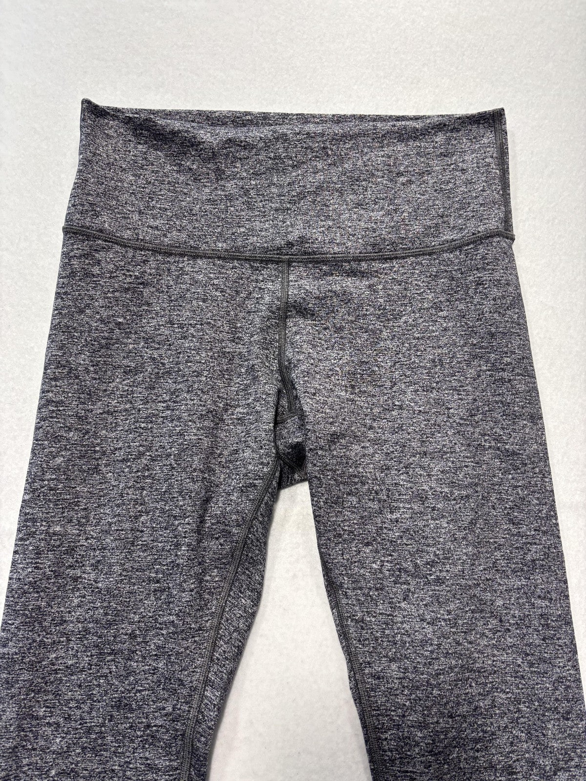 Lululemon Leggings Womens 10 Gray High Rise 25" Inseam Ankle Yoga Stretch Active