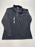 Columbia Pullover Mens 2XL Gray Pine Ridge Fleece 1/4 Zip Mock Neck Outdoor