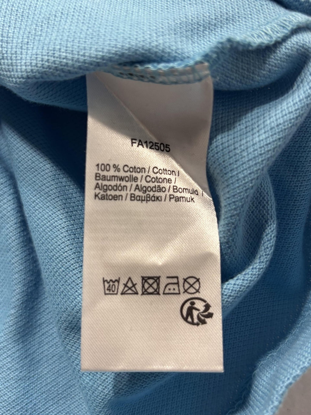 Lacoste Polo Shirt Mens 3XL Blue Classic Fit Pique Cotton Short Sleeve Logo