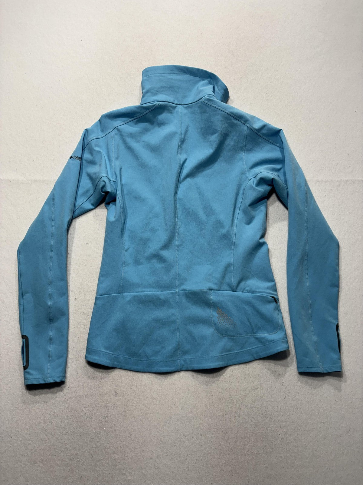 Columbia Titanium Jacket Womens XS Blue Softshell Omni-Shield Hiking 111 TL 7267
