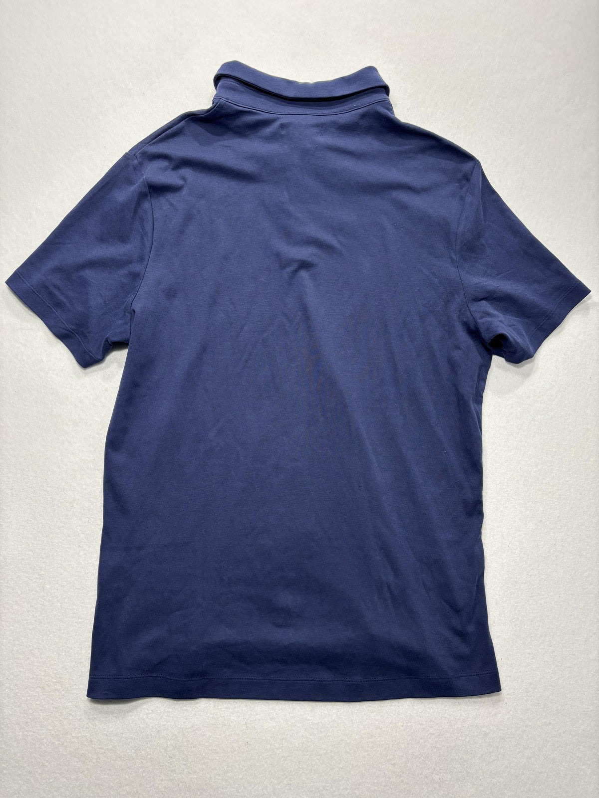 Banana Republic Polo Shirt Mens Large Blue Short Sleeve Jersey Regular Fit