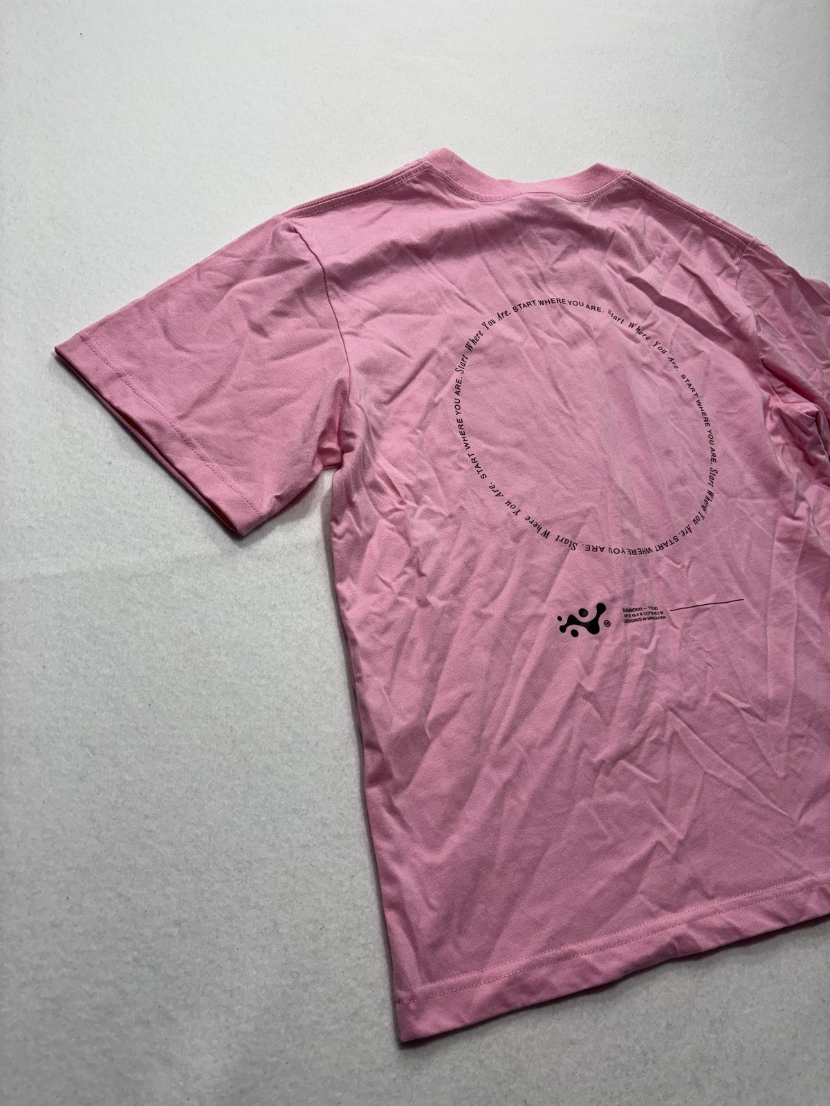 Champion Beast Shirt Mens Medium Pink Lululemon Start Where You Are Tee