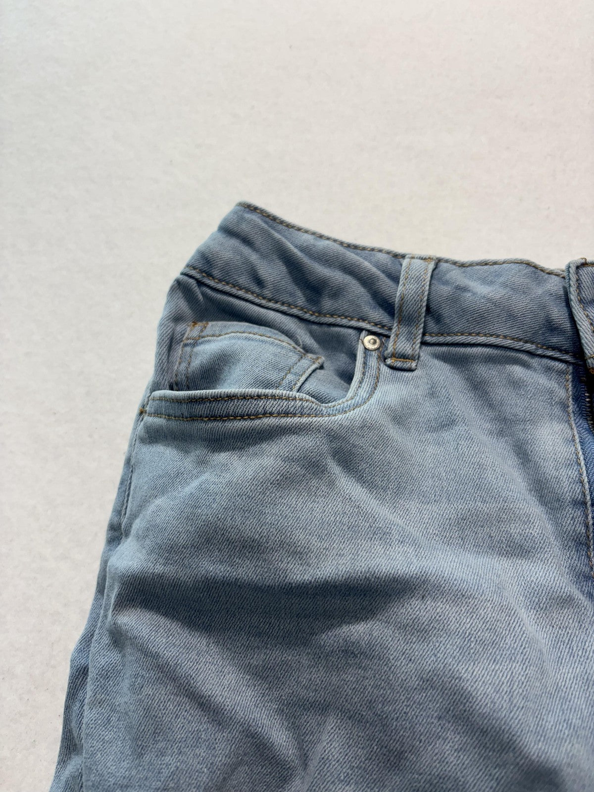 Refuge Miami High Rise Skinny Jeans Juniors 3 Light Wash Distressed 27x28.5