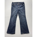 Michael Kors Jeans Womens 8P Blue Medium Wash Mid Rise Bootcut Stretch 30x30