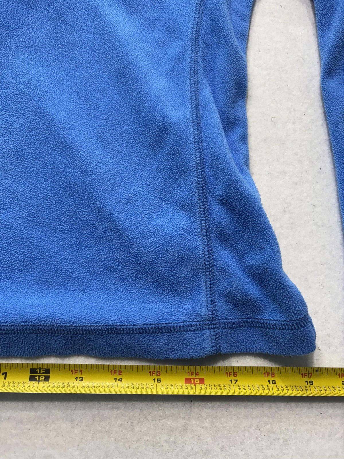 Columbia Jacket Womens M Blue Fleece 1/4 Zip Collared Lightweight Pullover Trail