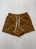 Universal Thread Shorts Womens Small Brown Utility Twill Elastic Waist Casual