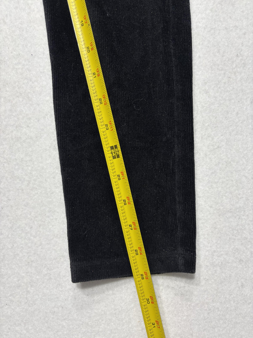 MICHAEL Michael Kors Leggings Womens Large Black Corduroy Pull On Stretch