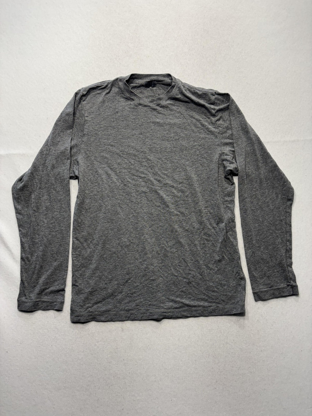 H&M Shirt Mens XS Gray Modal Long Sleeve Crew Neck Tee Lightweight Stretch