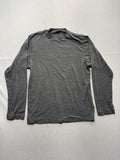 H&M Shirt Mens XS Gray Modal Long Sleeve Crew Neck Tee Lightweight Stretch