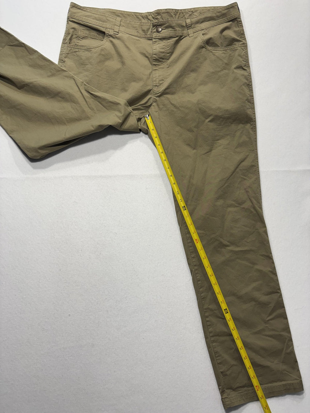 Columbia Khaki Pants Mens 40x34 Green Regular Fit Canvas Stretch Casual Outdoor