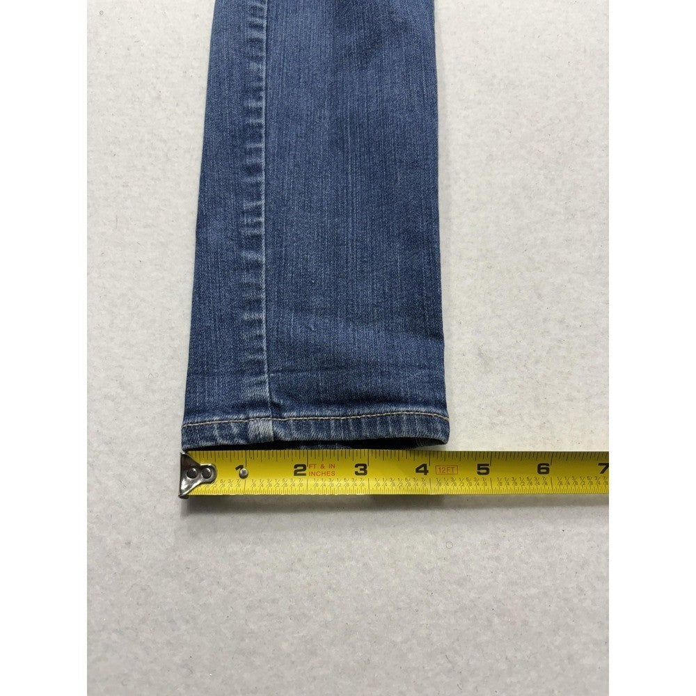 Paige Verdugo Ultra Skinny Jeans Womens 27 Blue Distressed 28x28.5 Stretch