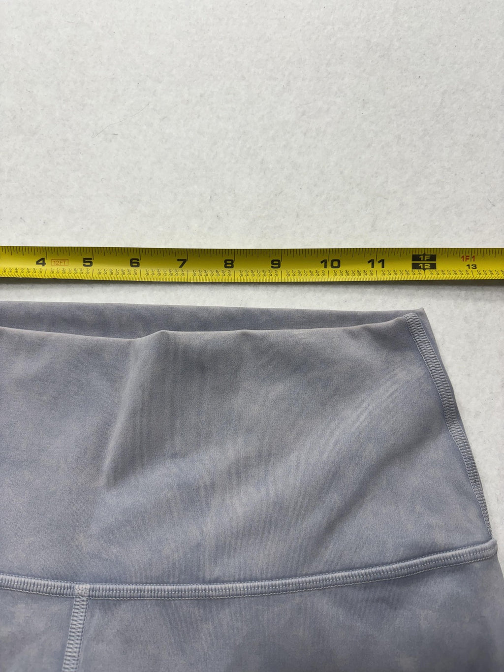Lululemon Leggings Womens 6 Gray High Rise 27.5" Inseam Ankle Yoga Stretch Knit