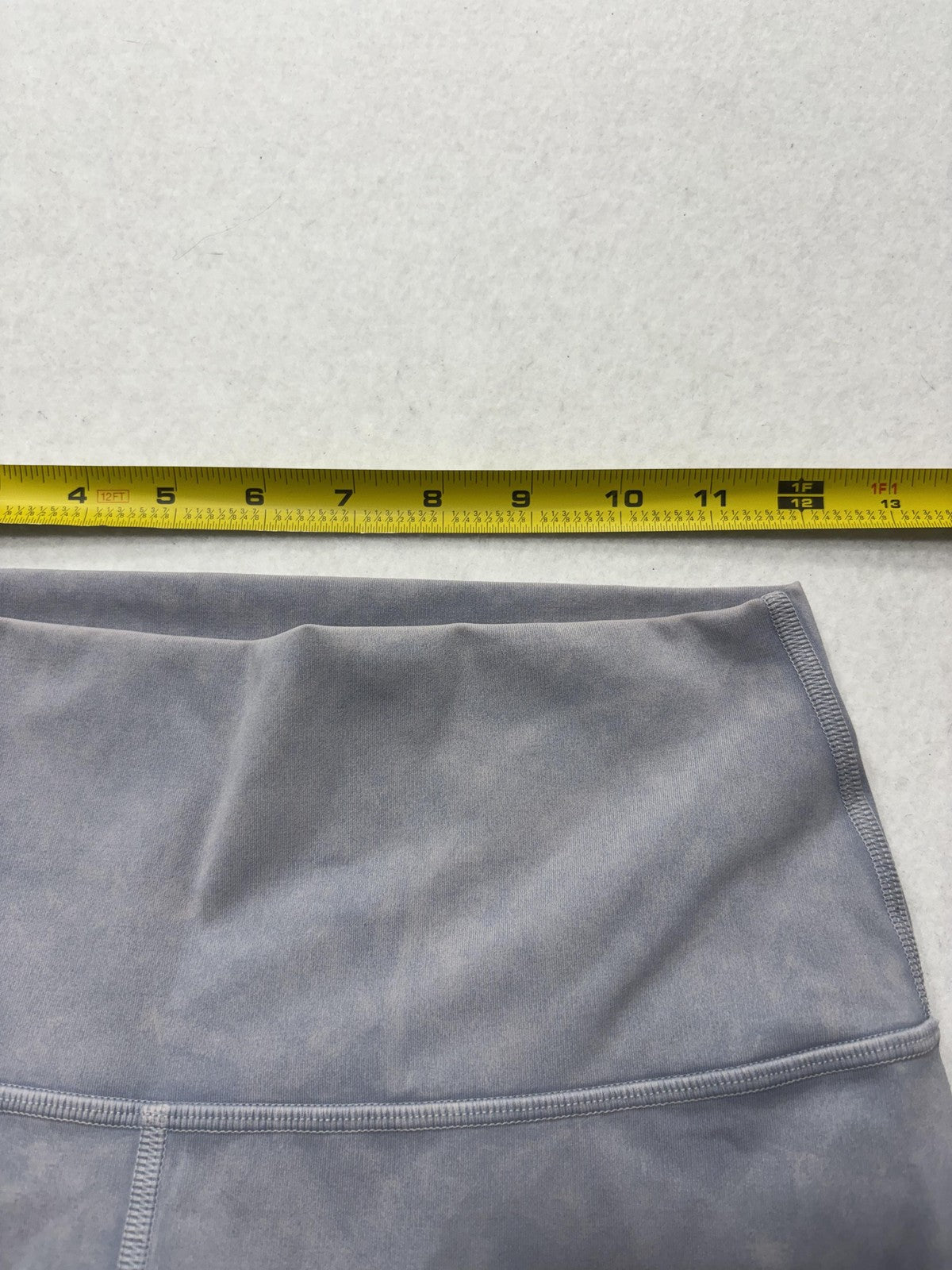 Lululemon Leggings Womens 6 Gray High Rise 27.5" Inseam Ankle Yoga Stretch Knit
