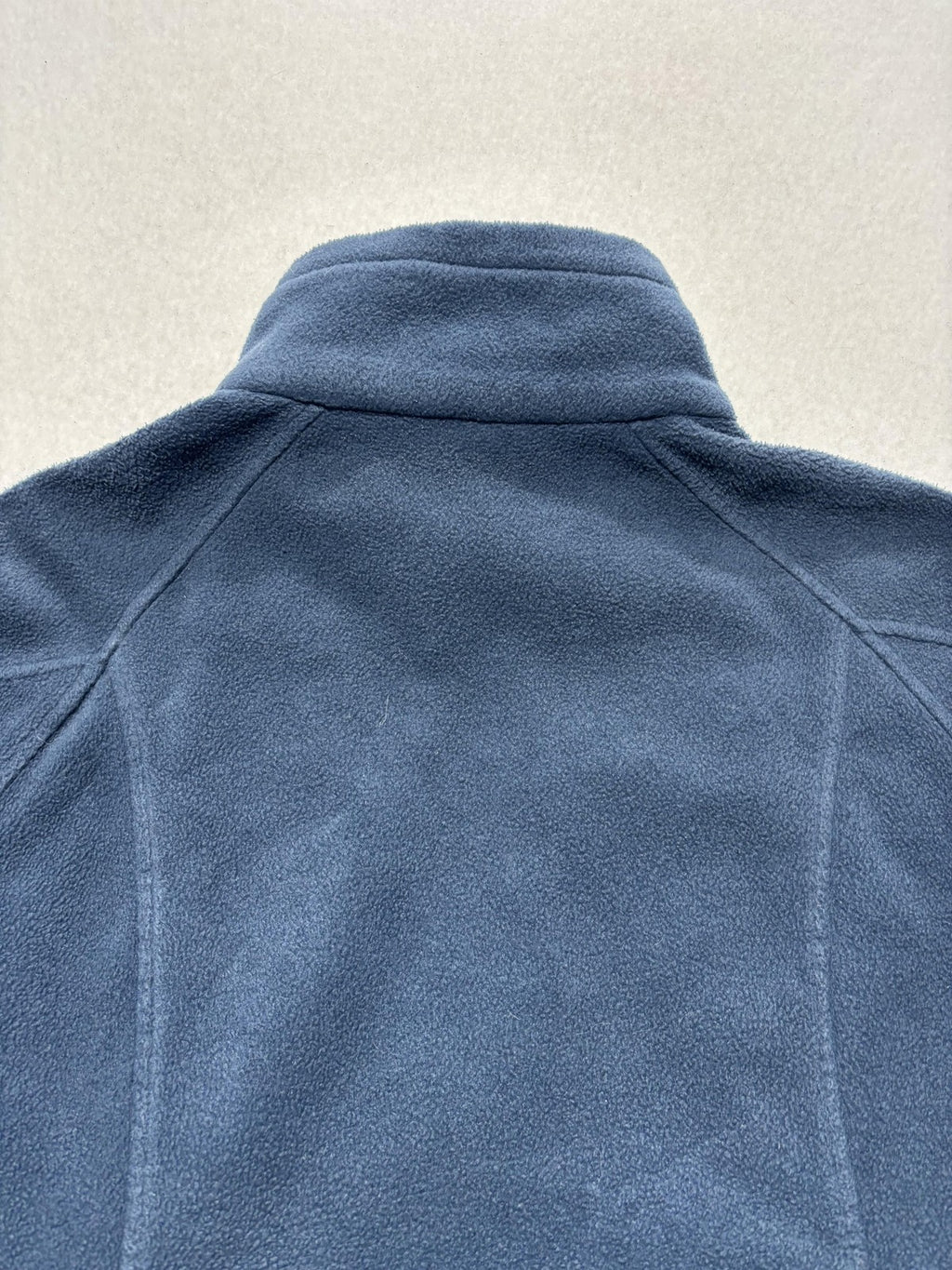 Columbia Jacket Womens M Blue Fleece Full Zip Stand Collar Pockets Outdoor