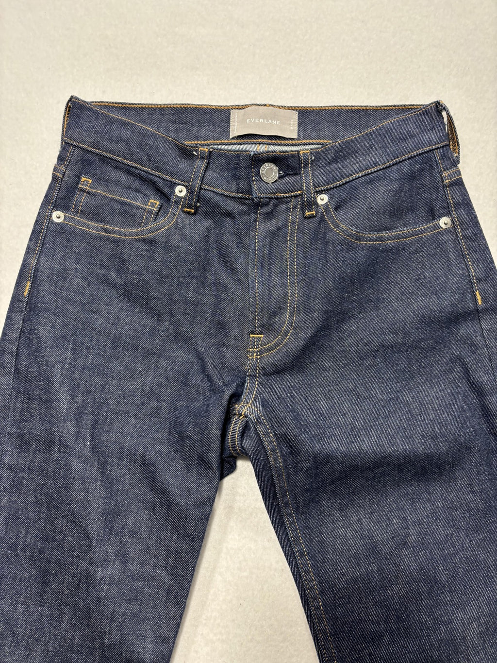Everlane Jeans Womens 25 Ankle Blue Dark Wash High Rise Skinny Stretch 26x25.5