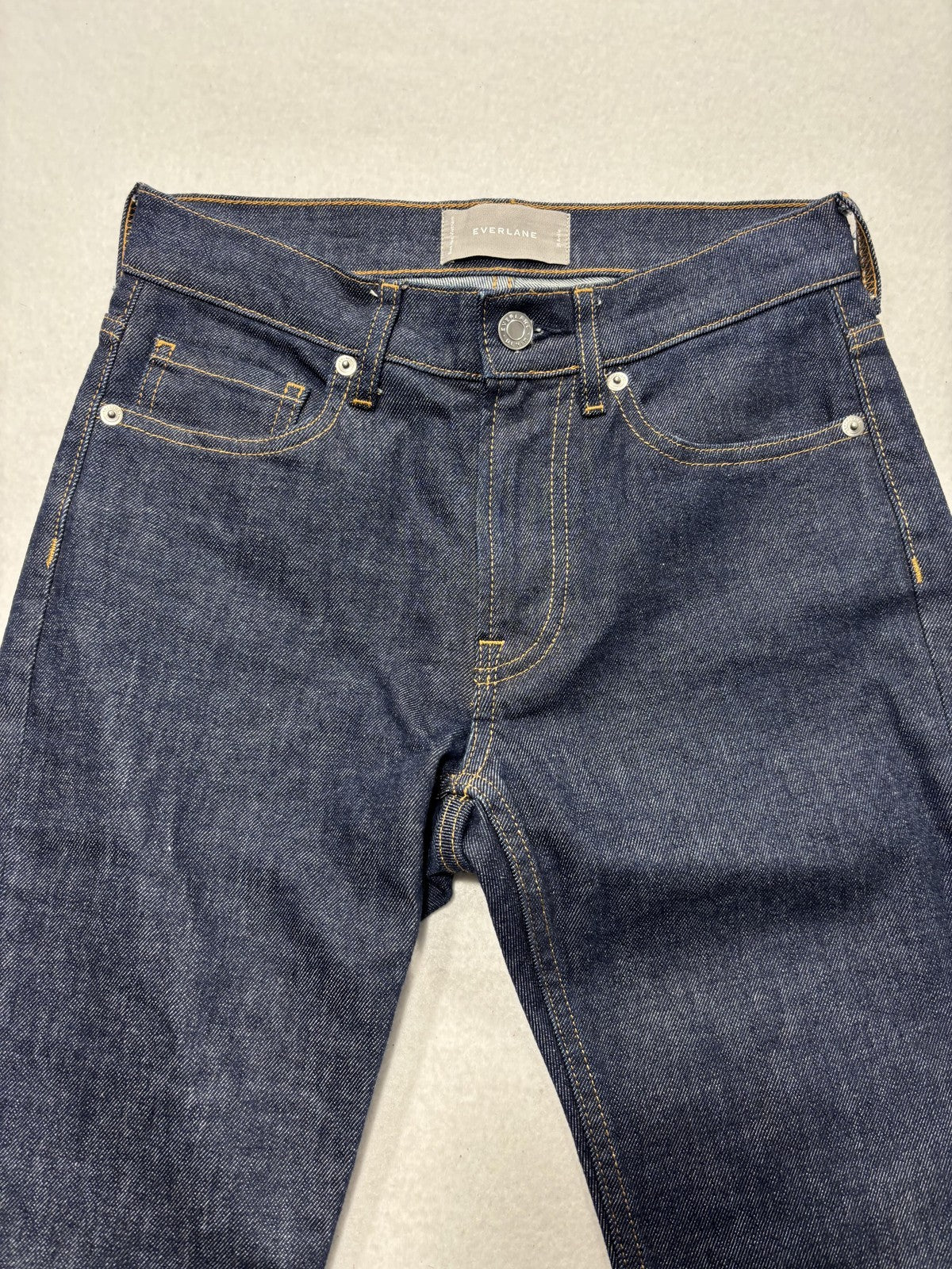 Everlane Jeans Womens 25 Ankle Blue Dark Wash High Rise Skinny Stretch 26x25.5