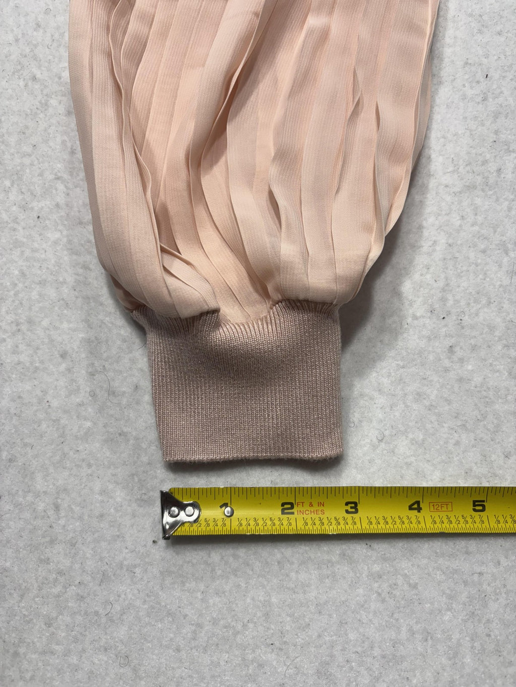 Adrianna Papell Sweater Womens Large Pink Mock Neck Pleated Balloon Sleeve Knit