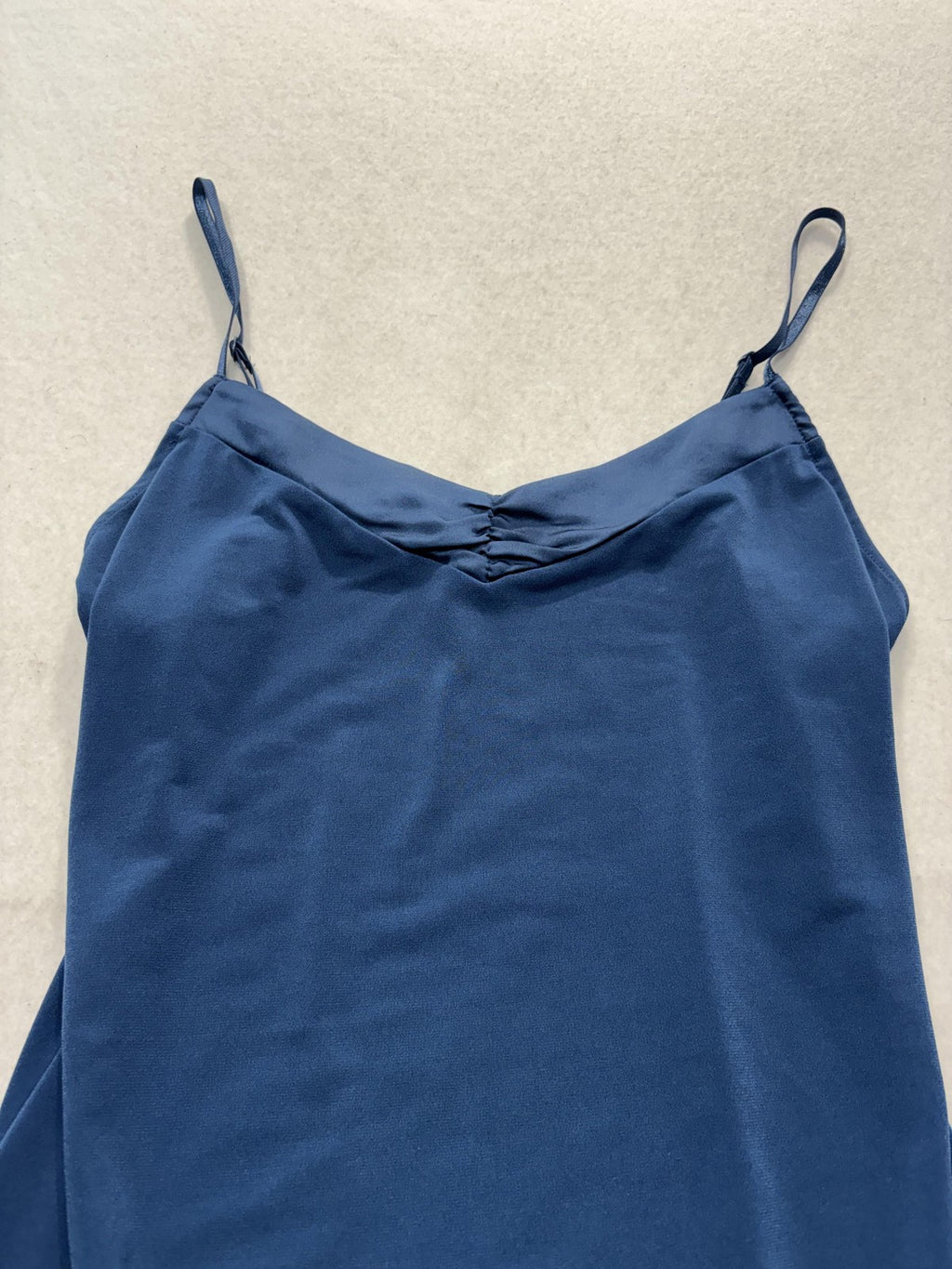The Limited Camisole Tank Top Womens S Blue V Neck Spaghetti Strap Stretch Knit