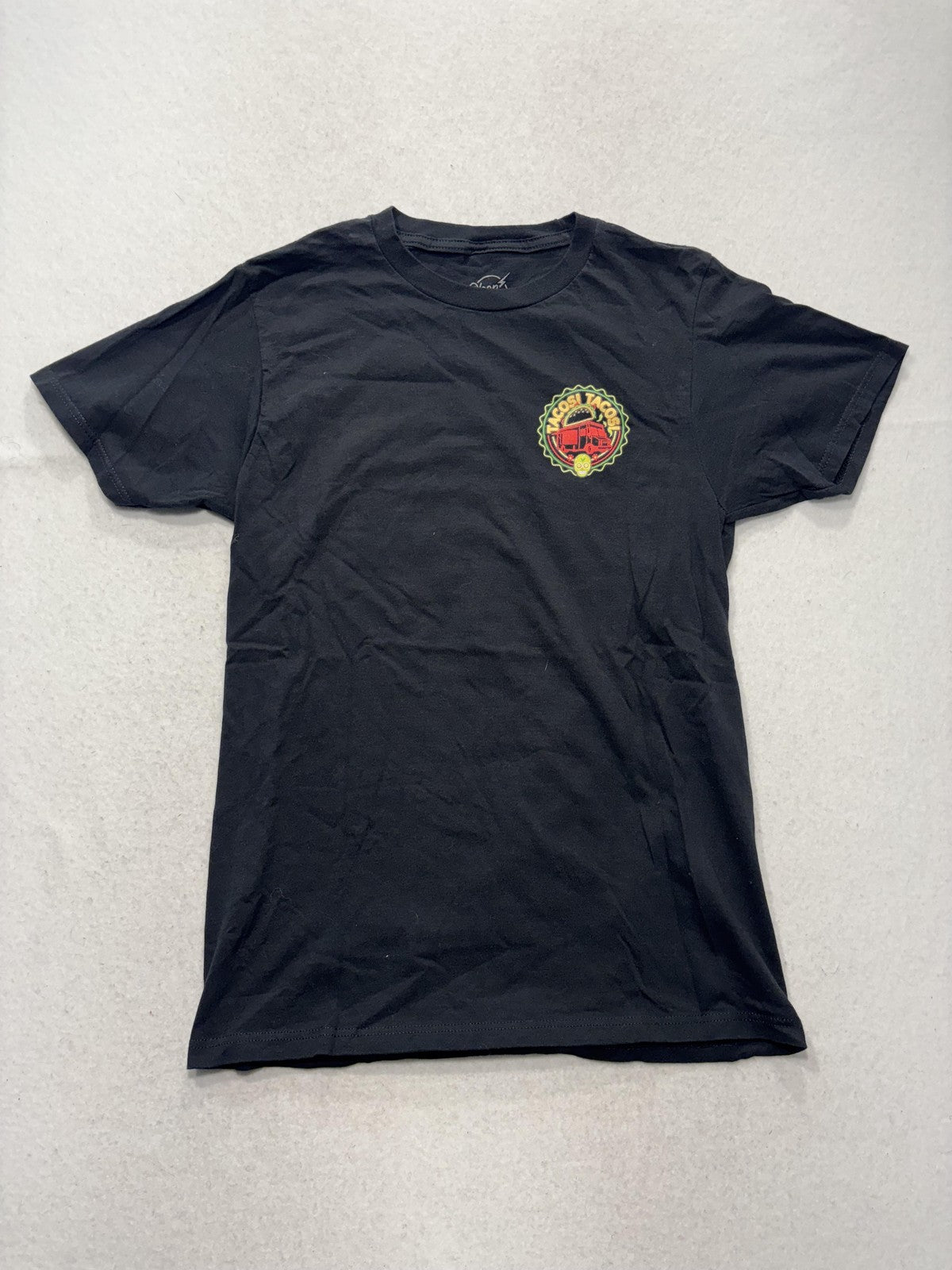 Neon Riot Shirt Mens Small Black Tacos Tacos Taco Truck Graphic Tee Los Angeles