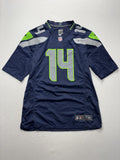 Seattle Seahawks Jersey Mens Large Blue NFL Football Nike DK Metcalf 14 On Field