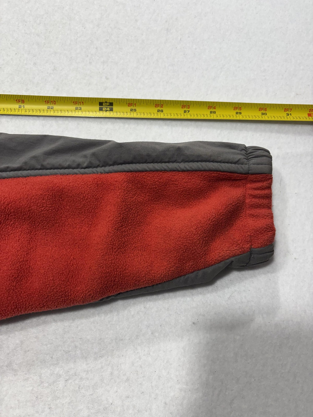 Columbia Jacket Mens Small Red Fleece Full Zip Chi Omega College Windbreaker