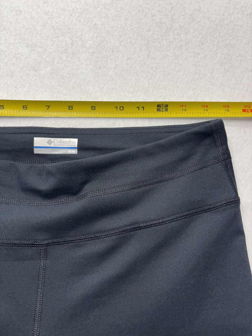 Columbia Leggings Womens Medium Black Stretch Knit Ankle Pull On Athletic Yoga