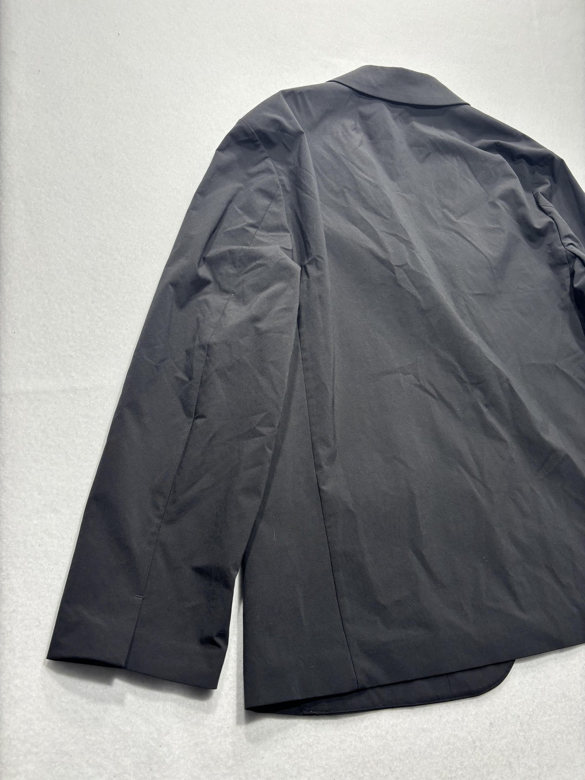 UNIQLO X Theory Blazer Mens XL Black Notch Lapel Lightweight Casual Jacket