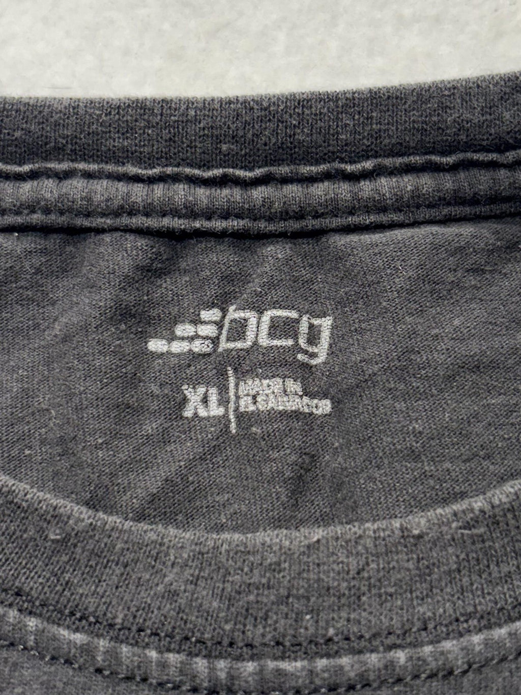 BCG Shirt Mens XL Black Crew Neck Short Sleeve Basic Tee Cotton Casual Jersey