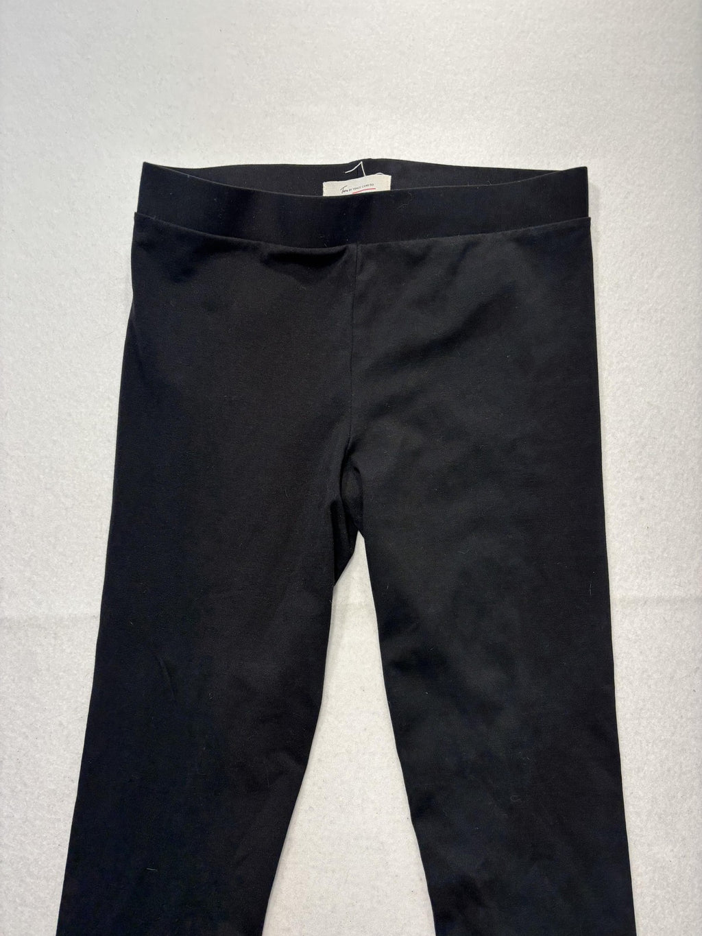 Two By Vince Camuto Leggings Womens Small Black Mid Rise Knit Ankle Stretch
