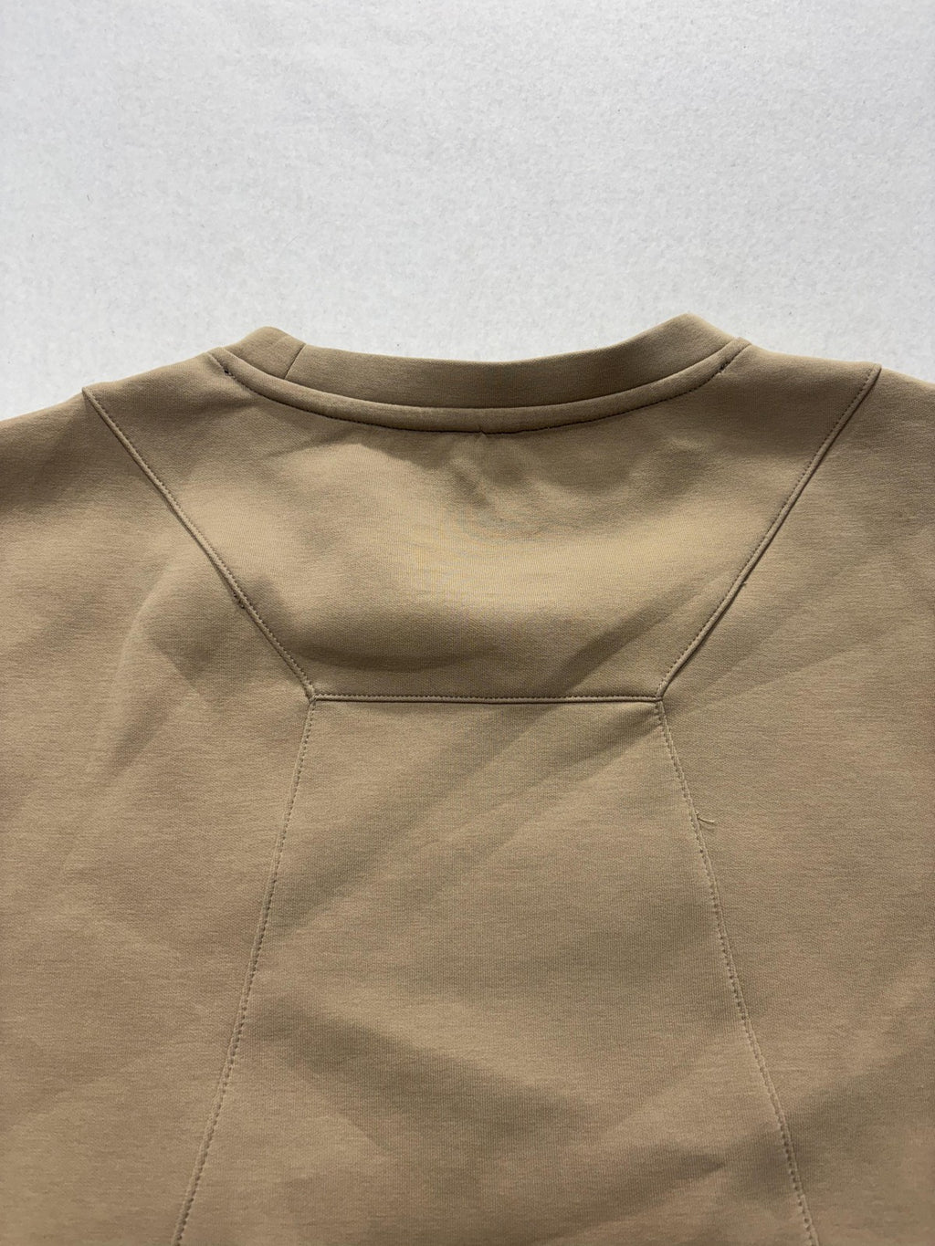Alphalete Shirt Mens Small Beige Elements Embossed Logo Heavyweight Tee Athletic