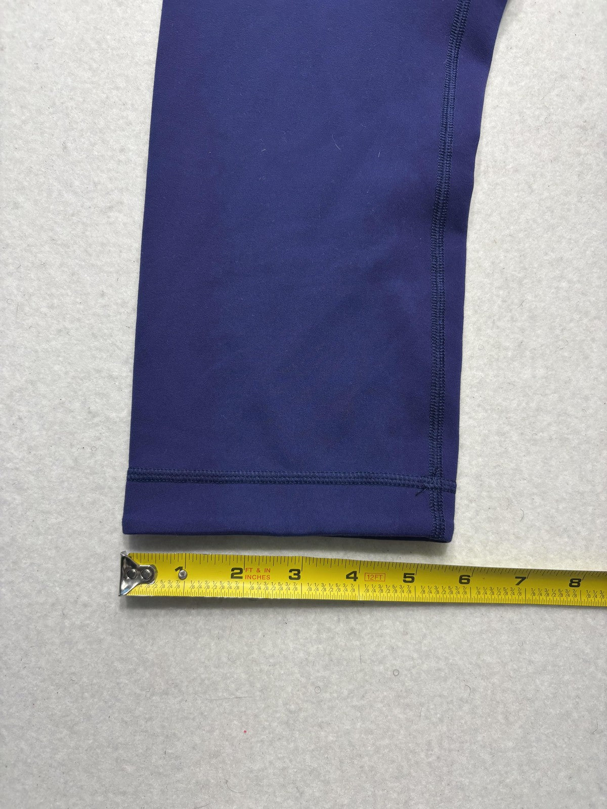 Lululemon Leggings Womens 10 Blue High Rise 22.5" Inseam Capri Yoga Stretch