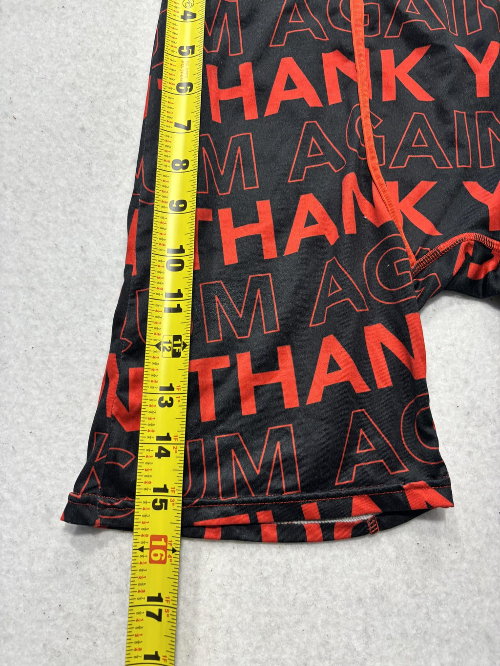 PSD Boxer Briefs Mens Medium Black Thank You Graphic Funny Stretch Underwear