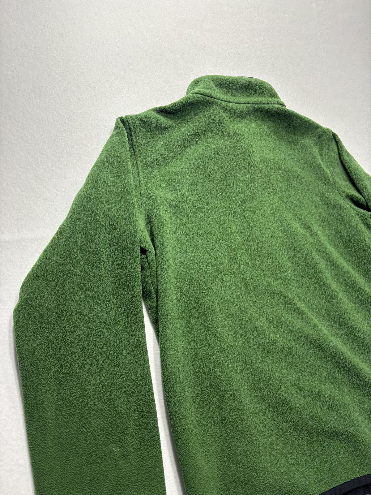 Columbia Jacket Mens Medium Green Fleece Full Zip Polartec Stand Collar Outdoor
