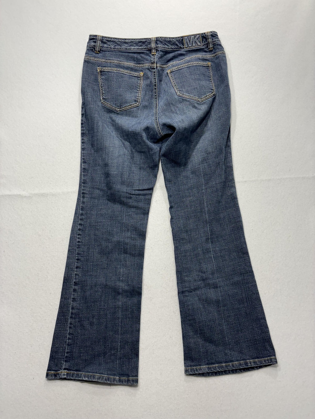 Michael Kors Jeans Womens 8P Blue Medium Wash Mid Rise Bootcut Stretch 30x30