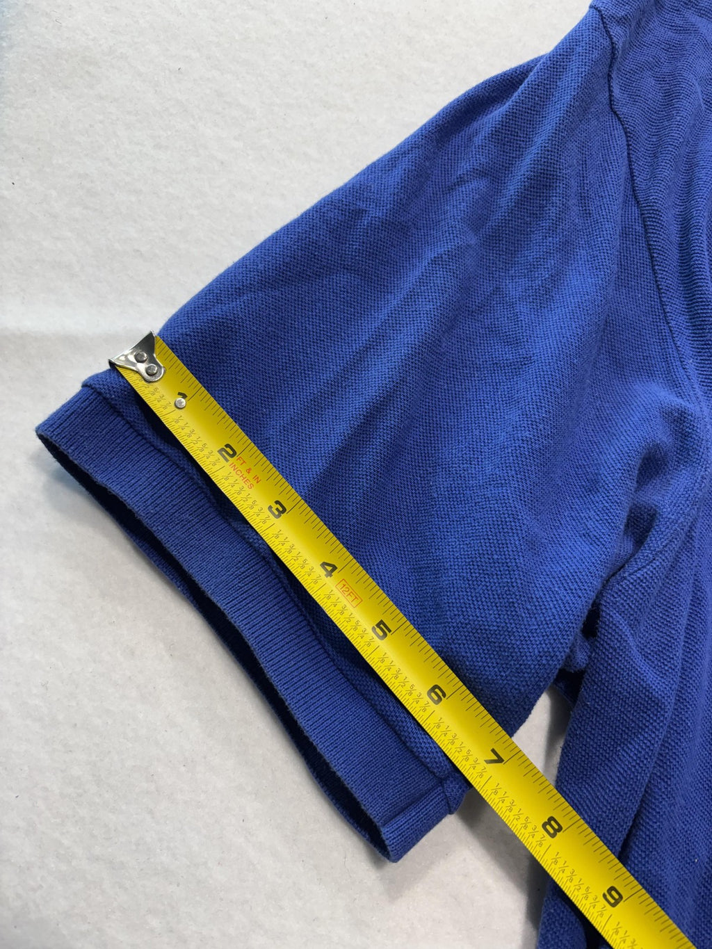 Lacoste Polo Shirt Mens 4XL Blue Classic Fit Pique Cotton Short Sleeve Logo